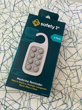 Safety 1st Gray Medicine Reminder 2-Pack - Medication Dose Alarm